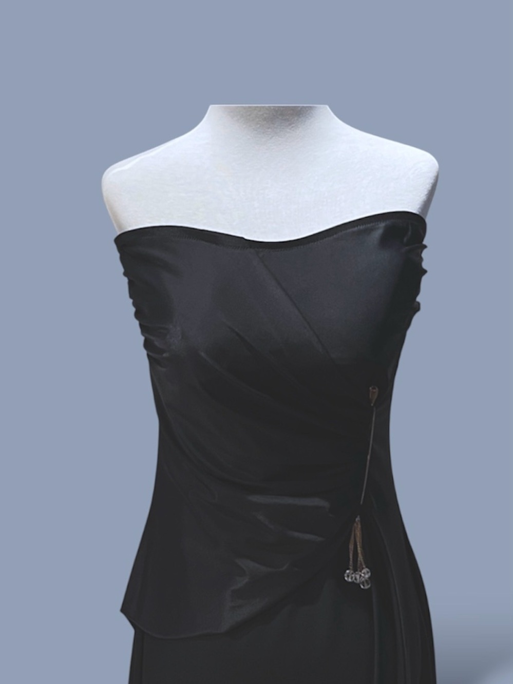 RARE NWOT Diva by Rachel Pappo Black Designer Resort Beach Dress Cover Up Sz 12 - Picture 5 of 13